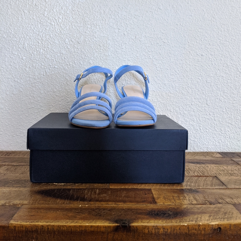 Cole Haan Blue Espadrille Sandals